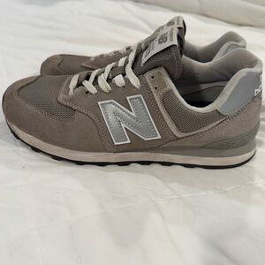New Balance Men's Taupe and Gray Sneakers